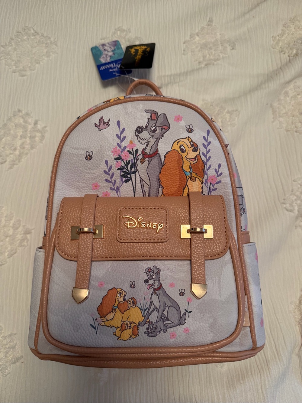 Disney Lady and the Tramp Pink Mini Backpack